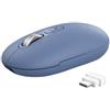 TRUST Mouse - ultrasottile - wireless - ricaricabile - Blu - Trust (unità vendita 1 pz.)