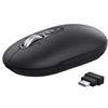TRUST Mouse - ultrasottile - wireless - ricaricabile - Nero - Trust (unità vendita 1 pz.)