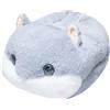 R-ISLAND Riscaldatore per piedi, design animaletti, riscaldatore senza energia elettrica per i piedi,pantofole di peluche,taglia unica,comodi, perfetto per evitare freddo (RATON)