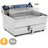 Friggitrice elettrica professionale - con rubinetto - 30L