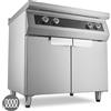 Cucina professionale a induzione - 4 Zone Cottura - Prof. 70cm