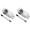 ERSDGG 2 proiettori LED per porte auto, illuminazione porta, illuminazione di benvenuto, illuminazione per porte auto, adatto per A1/A3/A4/A5/A6/A7/A8/Q2/Q3/Q5/Q7/Q8/TT/R8
