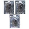 MEXITAL Pastiglie freno Anteriori + Posteriore per CB 600 FA Hornet ABS 2007-2013 CBF 600 NA ABS 2008-2011 CBF 600 SA ABS 2008-2012 XL 700 VA8/VA9/VAA Transalp 2008-2011