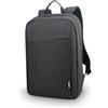 Lenovo Zaino Casual B210 per laptop da 15,6 - Design moderno, Tessuto idrorepellente, Scomparto laptop, Tasche organizzate