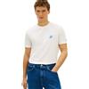 Tommy Hilfiger Uomo T-Shirt Maniche Corte Script Monogram in Cotone, Bianco (Ecru), M