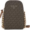 Michael Kors 32T0GT9C1B-252 JETSET CHARM PHN XBODY Donna BRN/ACORN Taglia Unica