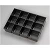 BISLEY MultiDrawer-Inserto, 12 Scomparti, per cassetti A3, Altezza 87 mm, Metallo, 800 plastica, 42.5 x 31 x 8.3000000000000007 cm