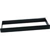 Bisley - Cornice telescopica per Eurotambour, Larghezza 1000 mm, in Metallo 333 Nero, 36 x 90,5 x 12,1 cm