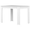 Symbiosis Nice, Tavolo da pranzo, Bianco, 110x70x73,1 cm