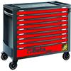 Beta RSC24AXL/9-R - Cassettiera porta attrezzi 9 cassetti, con sistema antiribaltamento, modello lungo