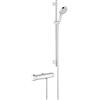 Grohe 34482001 Grohtherm 2000 Set Asta Doccia a 900 mm con Manopola Euphoria, 3 Getti, Cromo