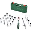 Bosch Set con cricchetto da 1/2 da 25 pezzi | Accessori Utensili Manuali
