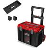 Einhell Original Einhell E-Case L SEALED (sistema E-Case, max. 120 kg, antipolvere + resistente ai getti d'acqua, maniglia trolley, compatibile con Half Size E-Cases, espandibile, 44 x 40 x 36 cm)