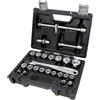 Beta BW 923E/C25 - Set Professionale da 20 Chiavi a Bussola Esagonali e 5 Accessori, in Cassetta di Plastica