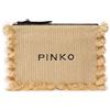PINKO POCHETTE - 106718A39Y - paglia