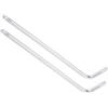 CoCud Chiave Torx Antimanomissione, Torx T10, Acciaio CR-V a Forma di L - (Applicazioni: per Riparazioni Domestiche di Base Manutenzione Meccanica), 2pz
