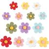 TaimeiMao Magneti per frigorifero 3D, 14 pezzi, con fiori carini e graziosi magneti per frigorifero, decorazione grande, per frigorifero, lavagna magnetica, lavagna bianca, cucina, ufficio, decorazione (7