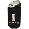CUCUBA Salvadanaio Lattina Birra Nero Authentic in Metallo Latta Apribile 16x8 cm