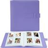Crefotu Album fotografico da 256 tasche per fotocamera Fujifilm Instax Mini LiPlay 12 11 90 70 50S 26 25 9 8+ 8 7S/stampante Mini LINK 2, compatibile con la stampante istantanea Polaroid Snap PIC-300 Mint Zip