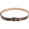 OATIPHO Cintura con motivo leopardato, cintura da donna con stampa animale, cintura in pelle sintetica, accessori per jeans, cintura da donna, colori assortiti, 103.00X1.80X1.00CM