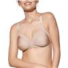Selene, Reggiseno Donna Modellante con Inserti in Tulle, con Ferretto e Senza Imbottitura, Collezione Estela, Colore Terra, Taglia 4C