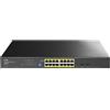 Cudy 16 Gigabit Ethernet non gestito PoE+ Switch, 200 W, 16 porte Gigabit PoE+, 2 SFP, CCTV/VLAN/Extend, montaggio a rack da 19, 802.3af/at, GS1020PS2