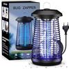 FunGeneTEC Zapper Elettrico Per Insetti, 4200V Ad Alta Tensione All'aperto Killer Di Zanzare, 20W Lampada A Led Killer Di Zanzare, Giardino Di Casa Cortile Campeggio Interno