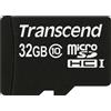 Transcend microSDHC 32GB Classe 10 + adattatore SD