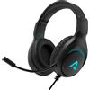 LAMAX Cuffie da gioco LAMAX Heroes Guard1: leggere, driver da 40 mm, BeatBass®, retroilluminazione a LED, microfono regolabile, con cavo