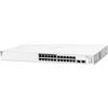 HPE Aruba Networking Aruba Instant On 1830 24G 12p Class4 PoE 2SFP 195W, gestito, L2, Gigabit Ethernet (10/100/1000), Power over Ethernet (PoE), Rack-Einbau, 1U