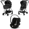 Cybex Platinum - Trio Cybex Mios 2026 Comfort Sepia Black Matt Black con Cloud G