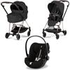 Cybex Platinum - Trio Cybex Mios 2026 Comfort Sepia Black Rosegold con Cloud G