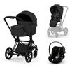 Cybex Platinum - Trio Cybex Priam 2026 Comfort Sepia Black Matt Black con Cloud G3 Plus