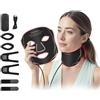 VIHBRAI Maschera viso a LED per terapia a luce rossa per viso e collo, maschera a LED per viso e collo con 7 colori, maschera viso a LED per ringiovanimento, rassodante, maschera facciale, bellezza
