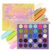 UCANBE Palette Ombretti 30 Colori - Toni Macaron & Nude Scuri - Trucco Occhi Professionale Opaco e Glitter - Alta Pigmentazione e Lunga Durata - Regalo Donna