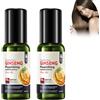 Wootapson 2 Pezzi Hair Growth Oil, Hair Strength Oil, Polygonum Multiflorum Capelli Lotion, Contiene Estratto di Ginseng, Idrata e Ripara i Danneggiati, Rende i Capelli più Morbidi e Lucenti