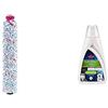 Bissell 1868F Spazzola Rotante Multisuperficie-Crosswave, Plastica & Formula Multisuperficie Febreze-detergente per Ambienti con Animali Domestici Crosswave Pet PRO, Deter, Verde/Bianco