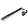 ALANTEC LK-BL-G10O08. Multipresa da Rack 19" con 8 prese CEE, 16A protezione da sovraccarico