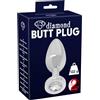 Sextreme Plug anale in acciaio con diamante strass Ã˜ 2,4 cm