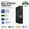 Pc Rigenerato Dell Optiplex 7040 Mini i5-6400T Ram 8GB SSD 256GB Windows 11 Pro