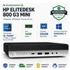 Pc Rigenerato HP EliteDesk 800 G3 Mini i5-7400T Ram 16GB SSD 256GB Windows 11 Pro
