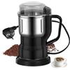 NIUAWASA Macinacaffè Elettrico, NIUAWASA 200W Famiglia in Acciaio Inox Caffè Rettifica Mixer con Protezione di Surriscaldamento per Dado Spezie Semi Grani (Nero)