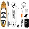 Signstek Gonfiabile Stand up Paddle Boards :SUP con Regolabile Paddle Pompa Paddle Pump Leash Fin Giovani Adulti Standup Paddleboard
