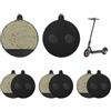 Terraxis 4 Paia Pastiglie Freno Monopattino Elettrico, Pastiglie Freno a Disco Semimetalliche, Compatibili con SoFlow SO4 Pro Gen2, KUGOO M4, M4 Pro e Xiaomi Scooter, Resistenti al Calore e all'Usura(8 Pz)