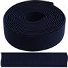 Aerzetix - C67353 - Nastro/Banda Elastica Piatta Intrecciato 2 Metri per Bretelle - Larghezza 25mm - Colore Grafite - Pantaloni Sartoria merceria Cucito Artigianato Abbigliamento Tessuto