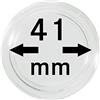 LINDNER Das Original Capsule per Monete Ø 41 mm Interno, Ø - Esterno 47 mm, Altezza Interna 5,5 mm, Confezione da 10, per 2 Oz Piedfort Koala/Niue Tartaruga (Argento)