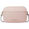 Michael Kors Jet Set Small Signature Logo Camera Crossbody Bag Powder Blush Multi