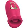 You2Toys Oral Fun Moving Lips Vibratore Rosa 13 cm