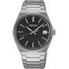Seiko Orologio analogico al quarzo da uomo con cinturino in acciaio inossidabile SUR557P1, argento, Argento, Bracciale