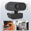 NONE Webcam HD 2K 1080P 720P 480P per computer portatile desktop Mini fotocamera Web USB con microfoni Web Cam Cover per YouTube Skype